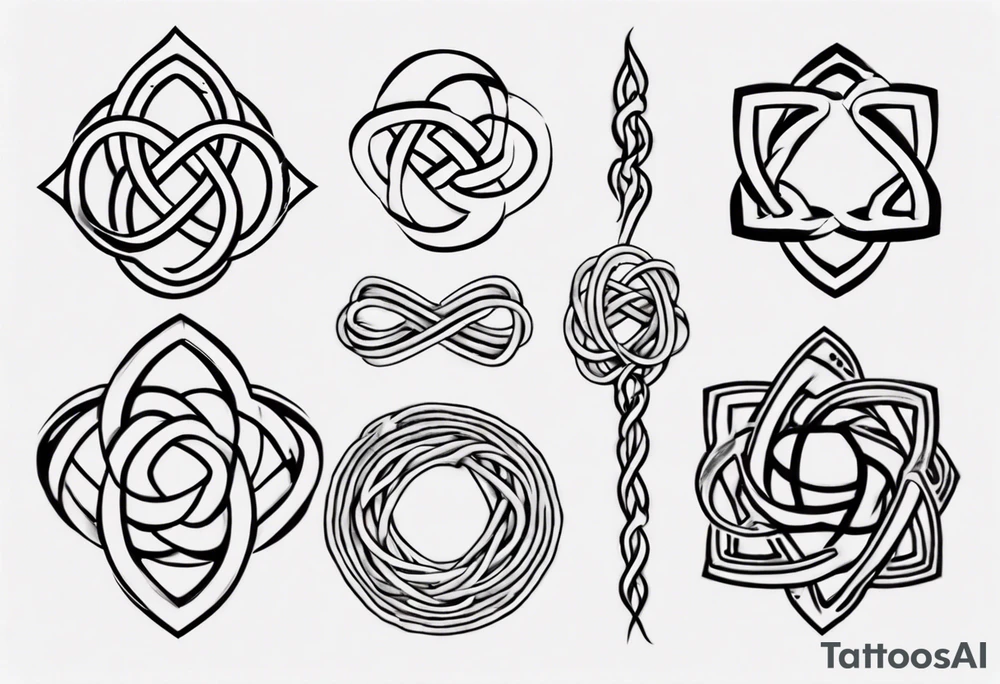 Prime knot 6,1 but very simple and clean tattoo idea