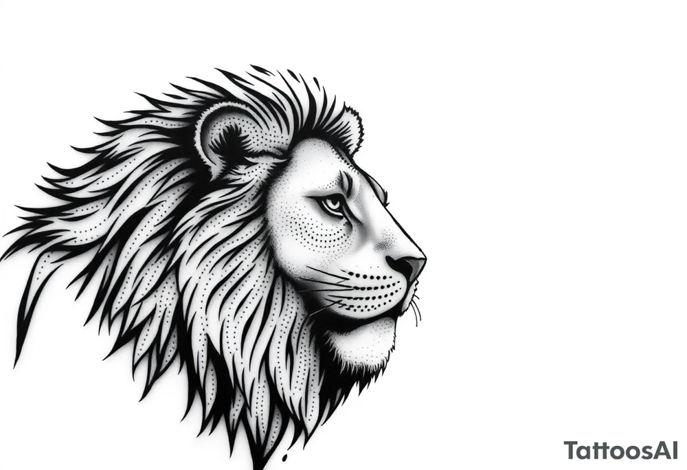 lion tattoo idea