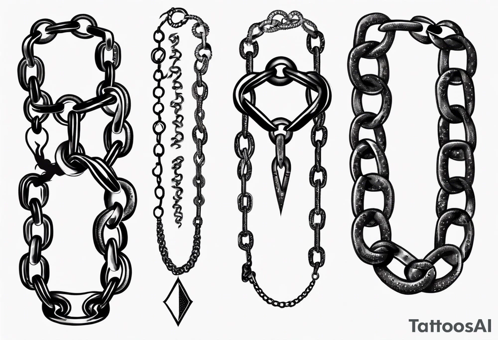 chains tattoo idea