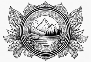 Small American traditional Virginia idea tattoo idea