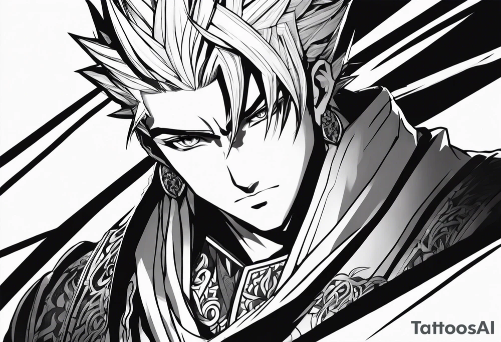 gilgamesh from fate stay night/zero tattoo idea