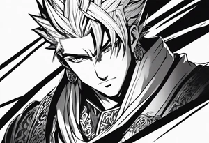 gilgamesh from fate stay night/zero tattoo idea