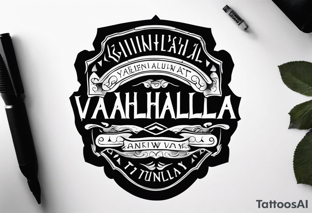Valhalla tattoo idea