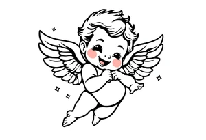 cherub tattoo idea