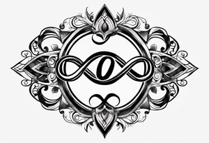 infinity symbol tattoo idea
