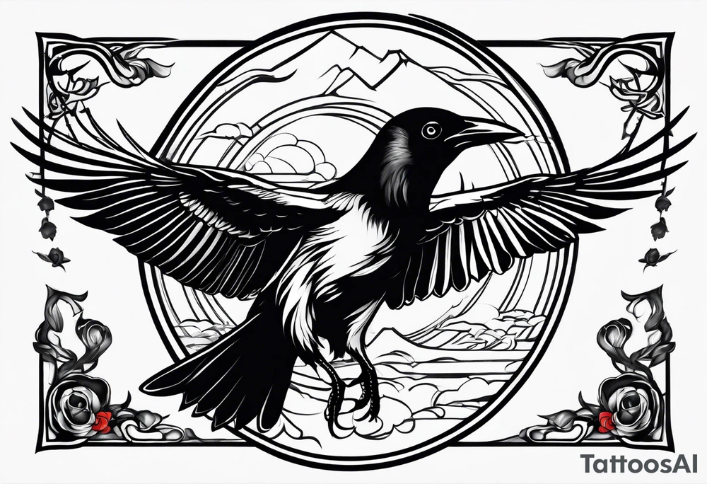 Itachi crow tattoo idea