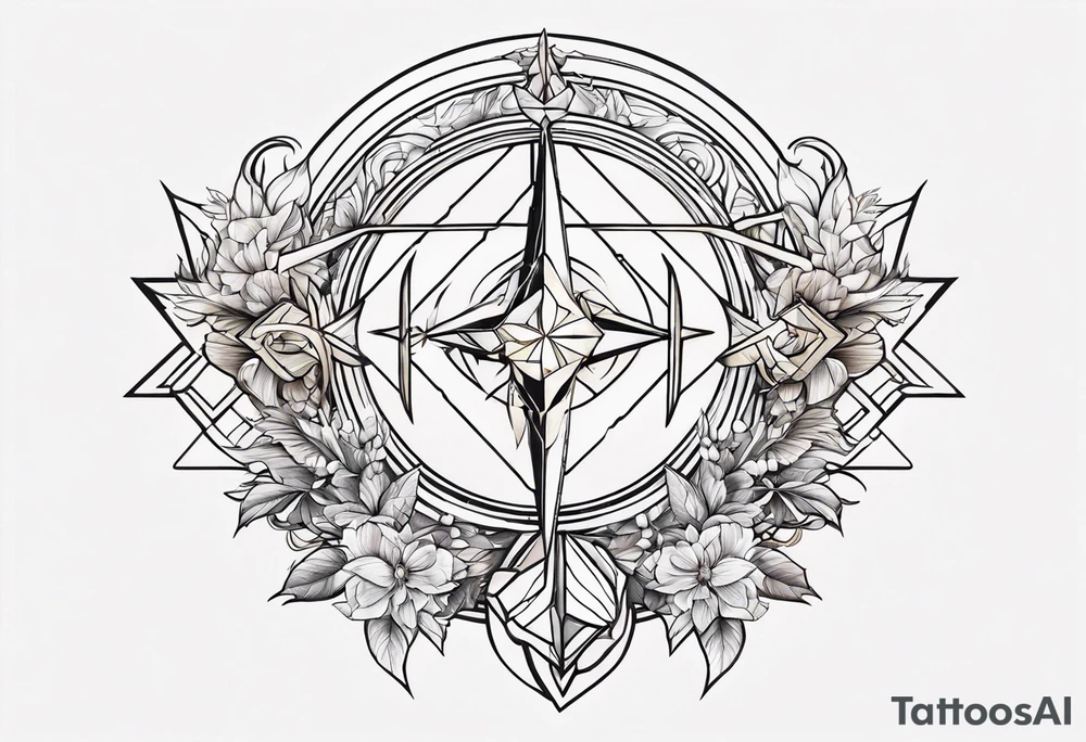 sagittarius, faith, strong tattoo idea