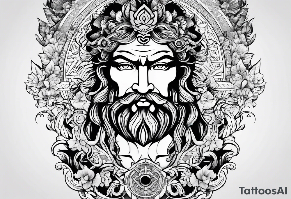 greek god tattoo idea