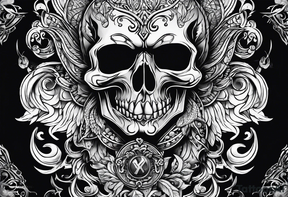 Rock a billy tattoo idea