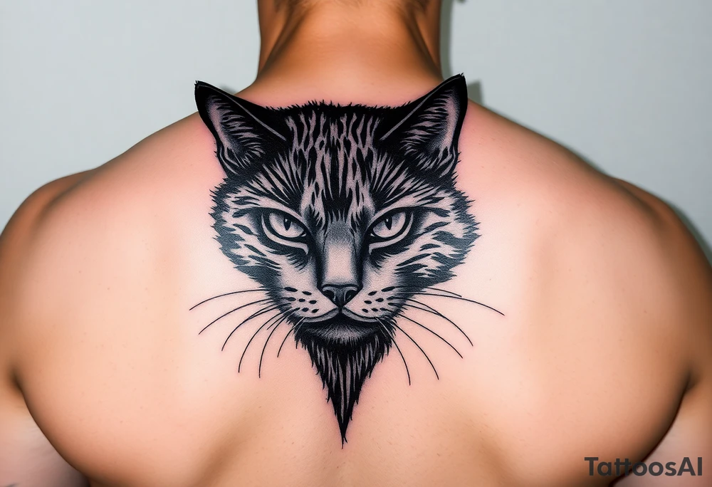 Black Cat tattoo idea