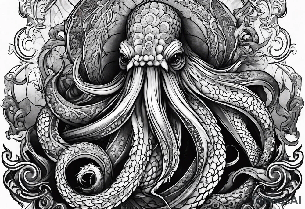 Kraken tattoo idea