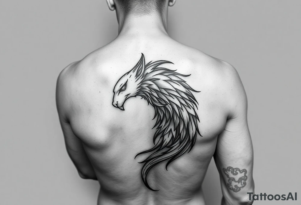 I want a tattoo on my calf that goes around the whole leg tattoo idea