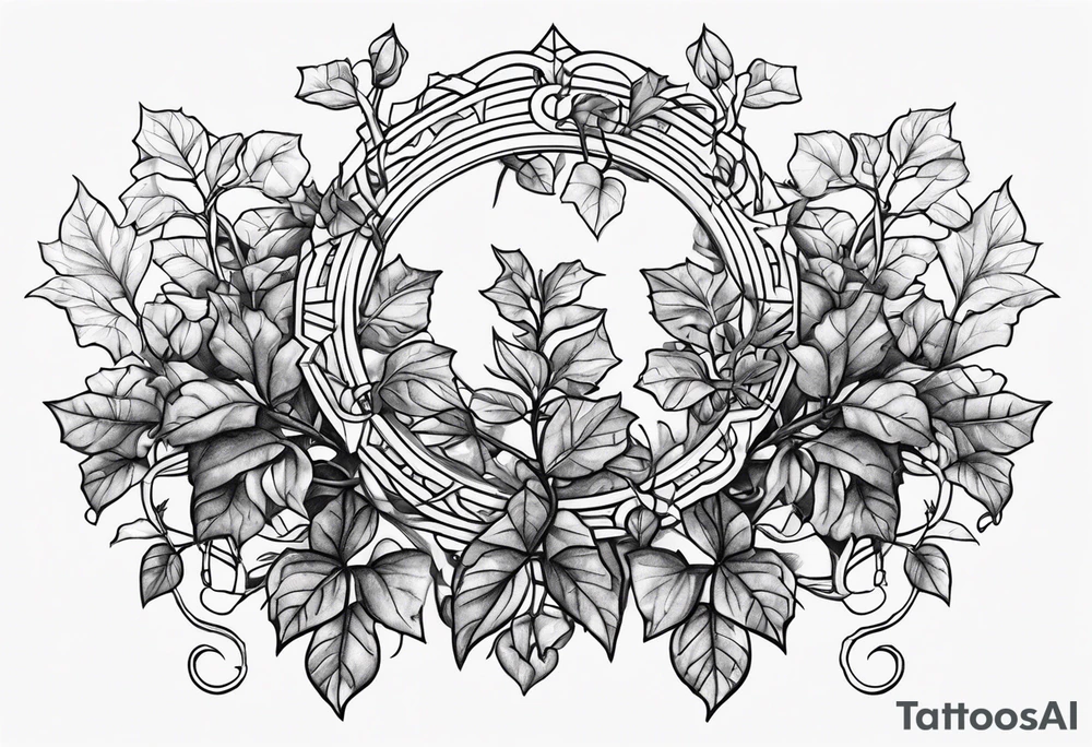 ivy, ants tattoo idea
