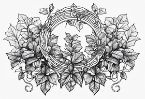 ivy, ants tattoo idea