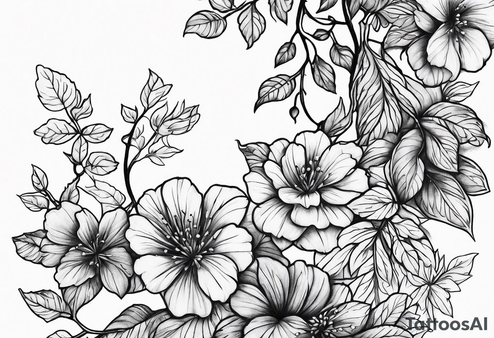 vines tattoo idea