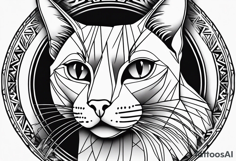 Black Cat tattoo idea
