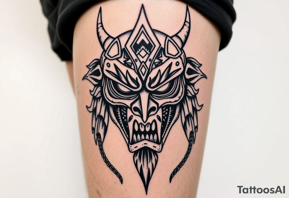 The yellow kings pallid mask tattoo idea