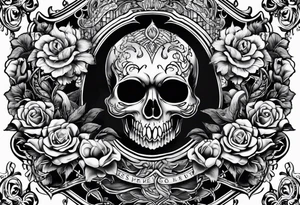1940's spooky tattoo idea