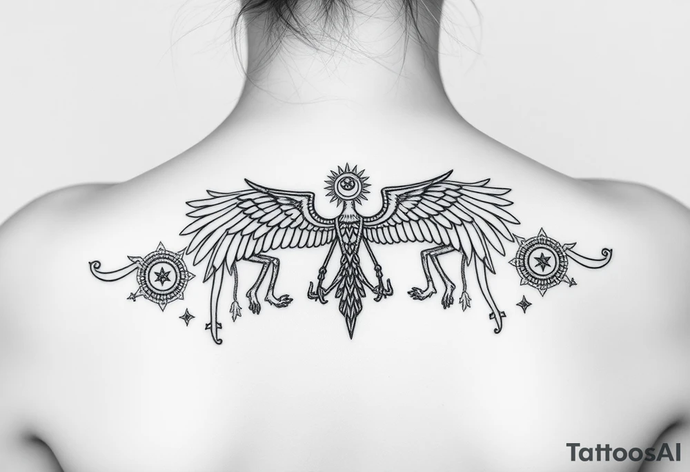 Anunnaki  symbols tattoo idea