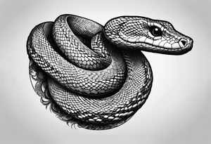 Auroboros the snake in an infinity shape instead of a circle tattoo idea