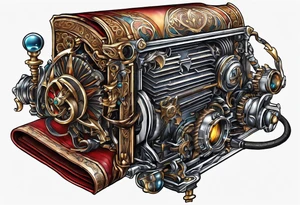open book, no background tattoo idea