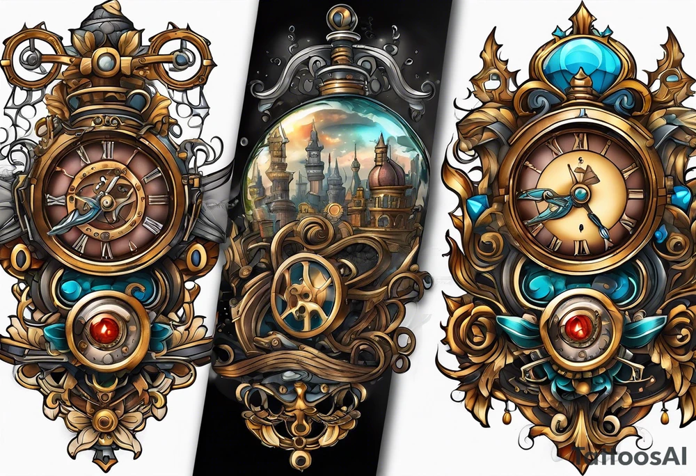Steampunk tattoo idea
