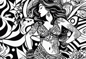 Write: no need to run after the time tattoo idea