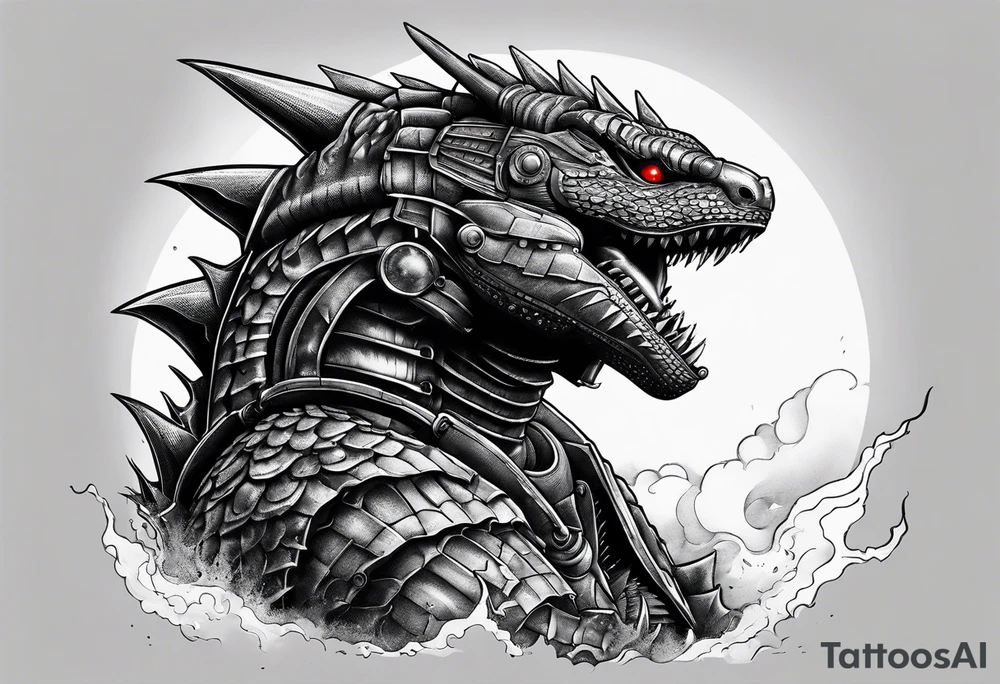 Mechagodzilla tattoo idea