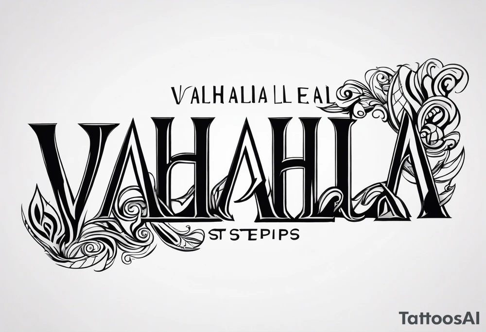 Valhalla  steps tattoo idea