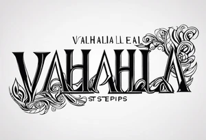 Valhalla  steps tattoo idea