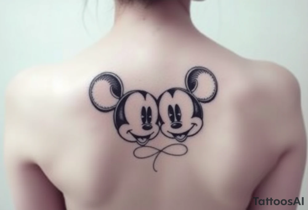 Mickeymouse heads Matthew 6lbs 7oz.    19 1/2in 07-29-2012 tattoo idea