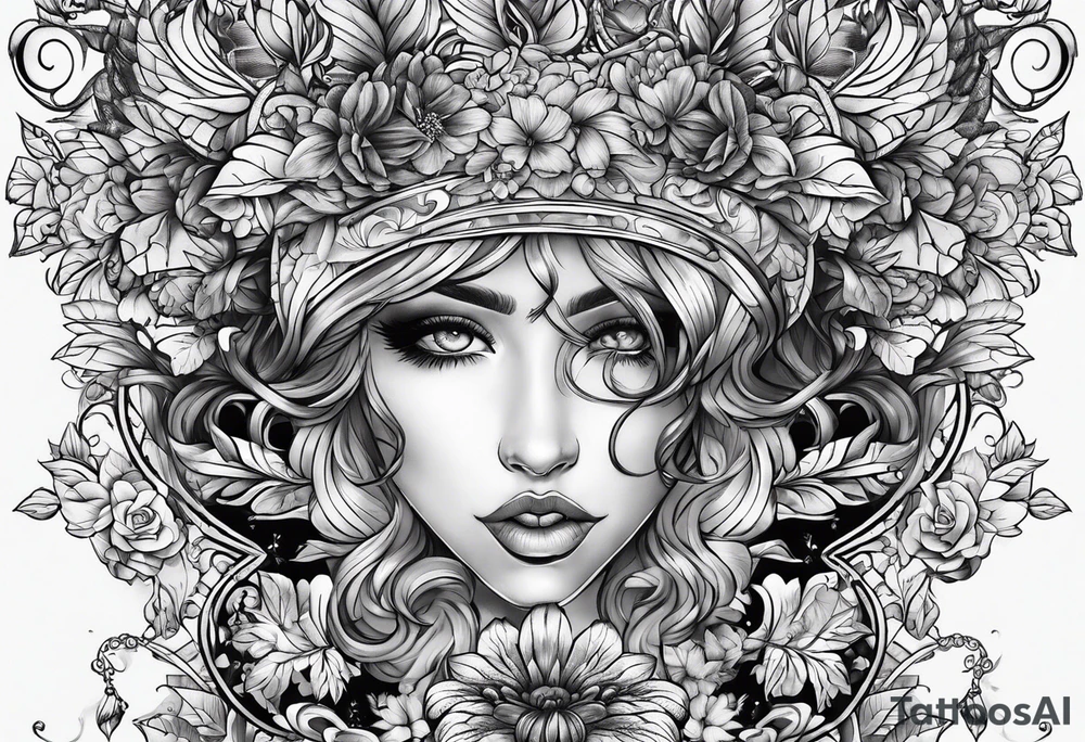 Sultry tattoo idea
