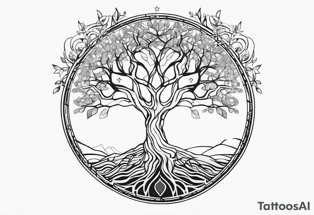 Yggdrasil tattoo idea
