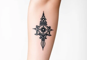 nepal tattoo that shows strength, creativity, independence and masculinity tattoo idea