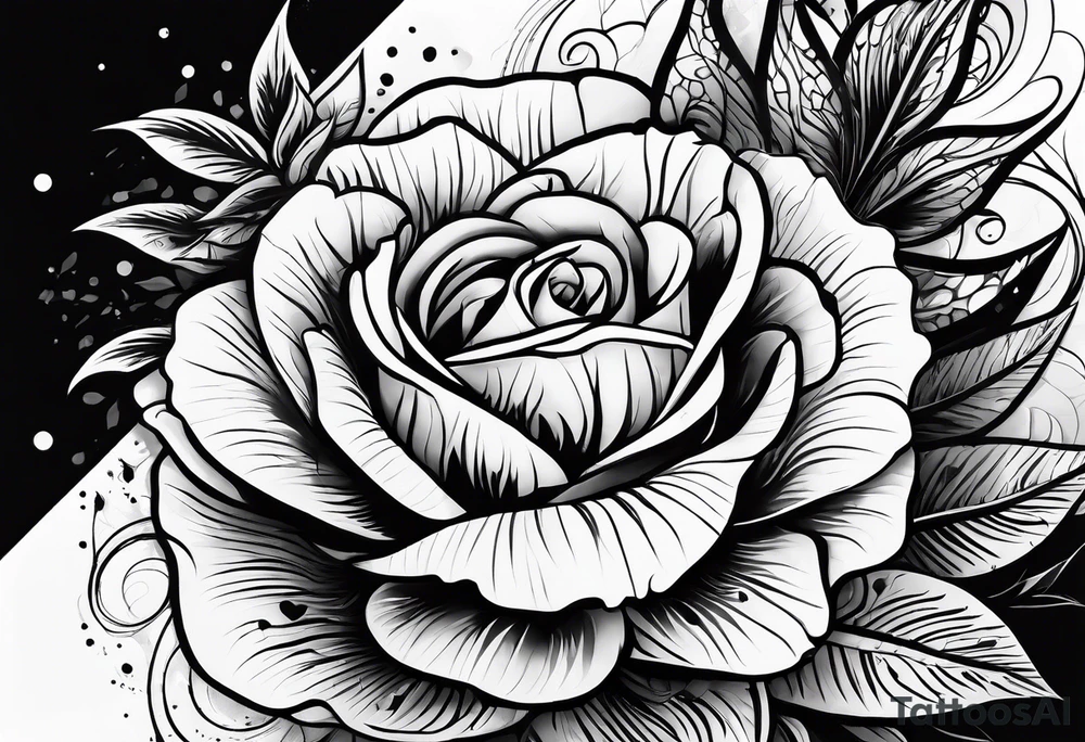life is about love tattoo idea