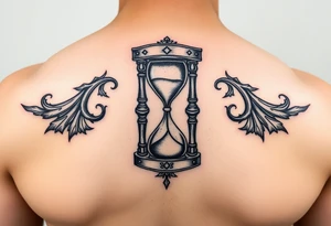 Knight hourglass tattoo idea