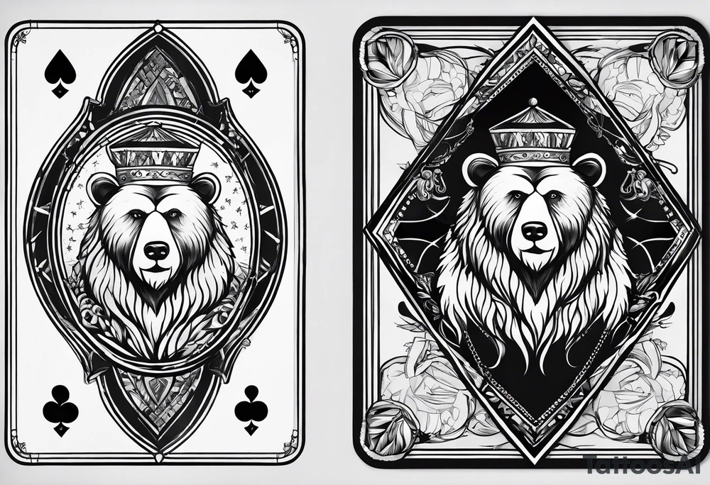 The fool tarot as a bear tattoo idea