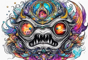 Space monster tattoo idea