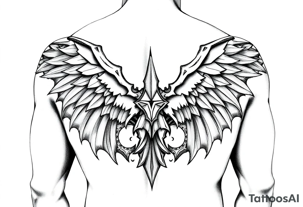 bdsm inspired butt tatto for a man tattoo idea