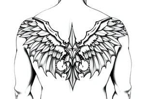bdsm inspired butt tatto for a man tattoo idea