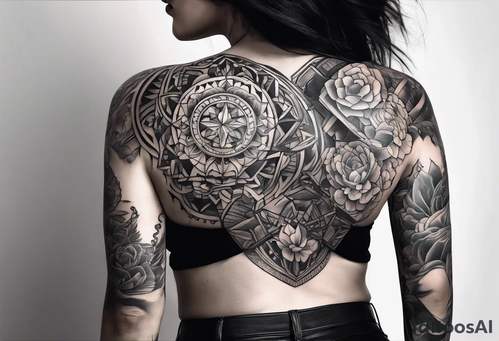 Resilience and force shoulder tattoo idea