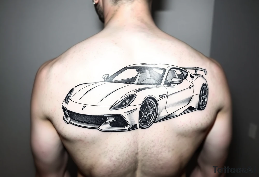 Car tattoo tattoo idea