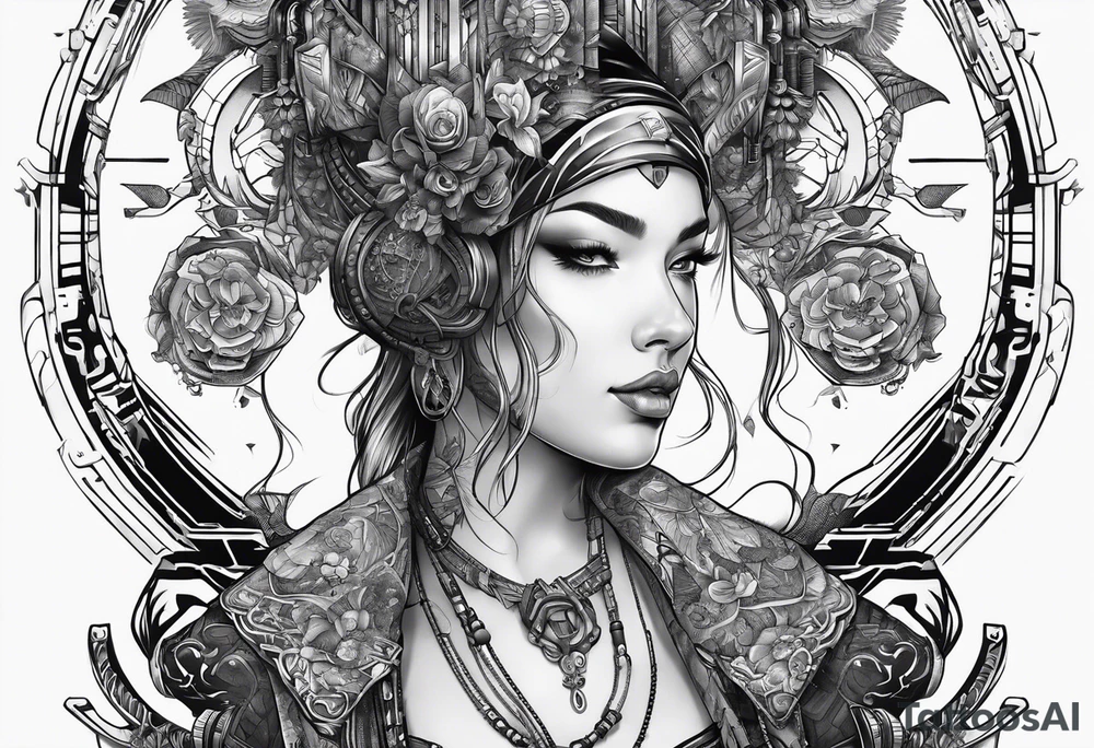 CYBERPUNK tattoo idea