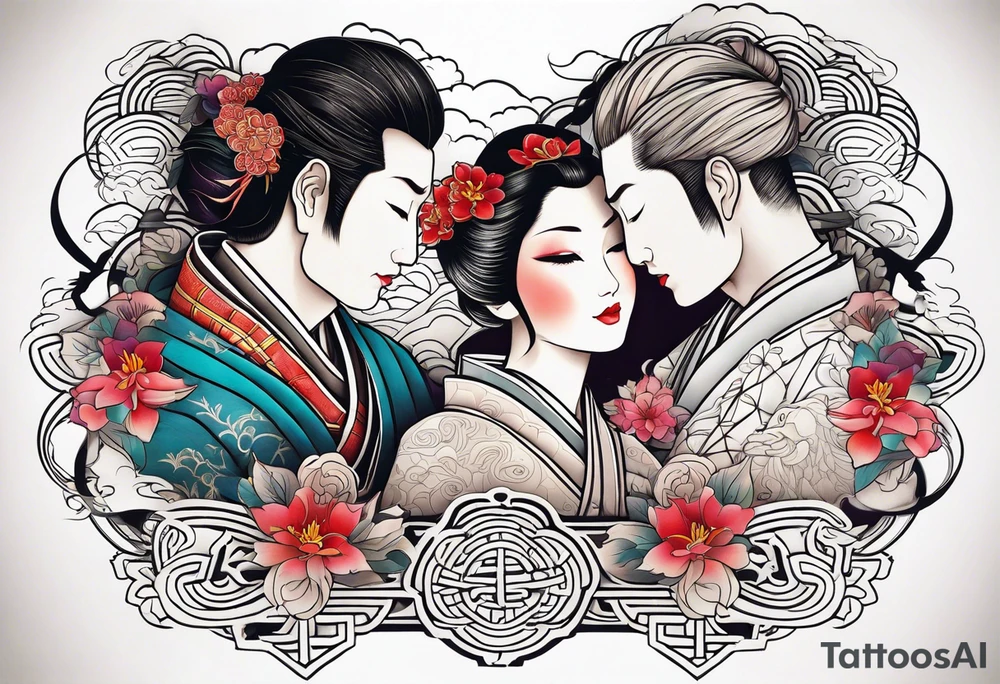 Couple tattoo tattoo idea