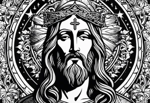 God jesus tattoo idea