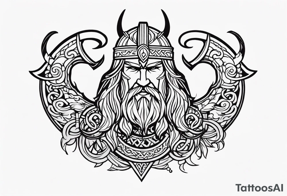 viking friendship tattoo idea tattoo idea