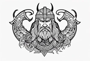 viking friendship tattoo idea tattoo idea
