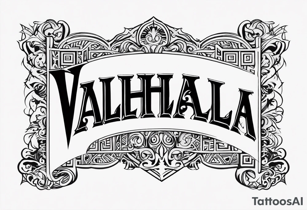 Valhalla tattoo idea