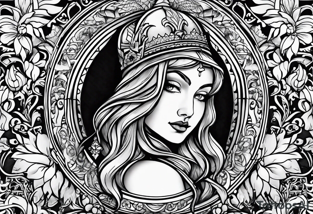 Dutch lineage/heritage tattoo. Simple, gothic feeling tattoo idea