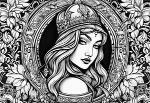 Dutch lineage/heritage tattoo. Simple, gothic feeling tattoo idea